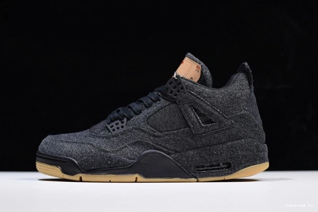 AO2571-001 Levi's x Jordan 'black' 4 Air 0527